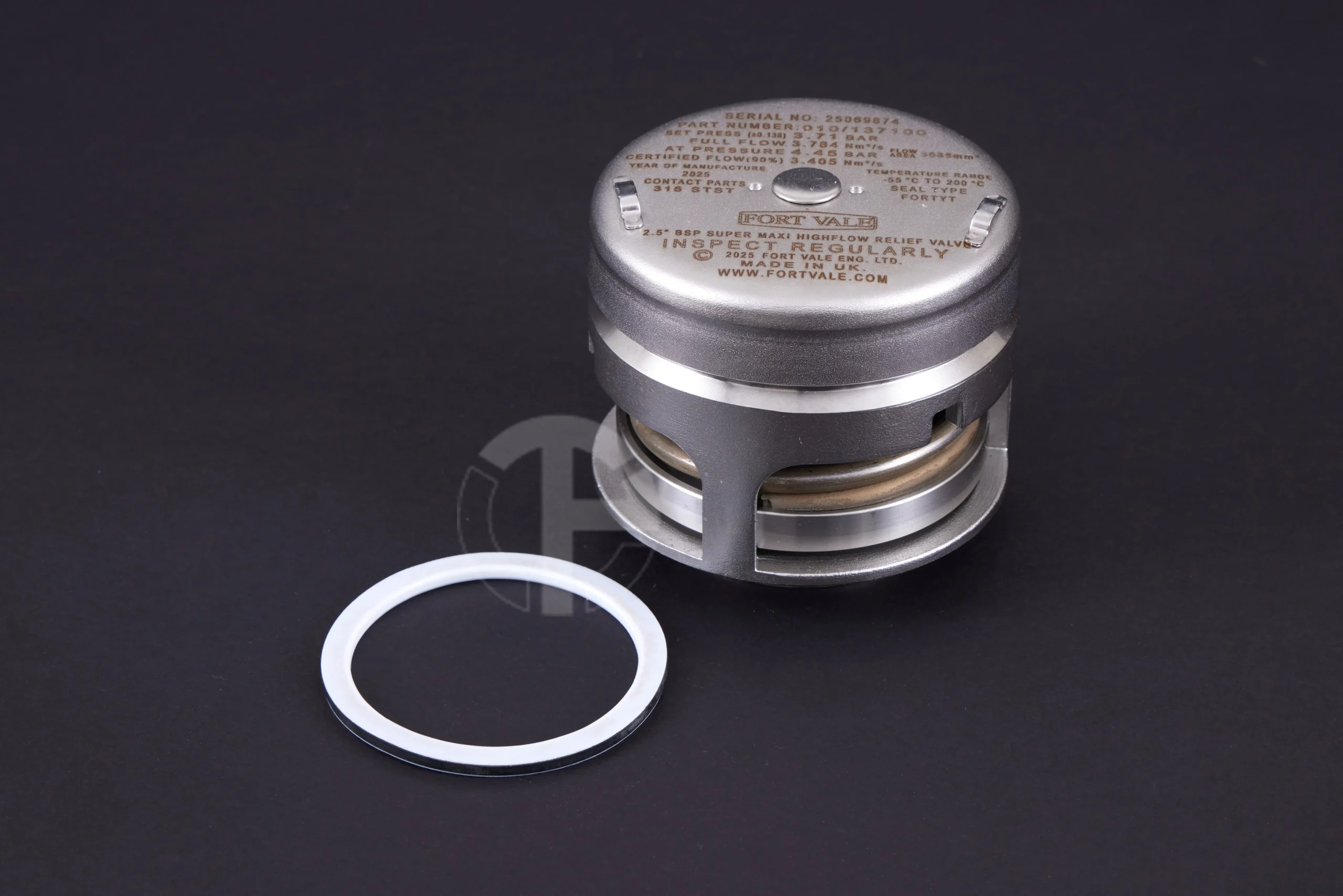 Fort Vale 010‑15400 Super Maxi 53.8 PSI Pressure Relief Valve | Tanker ...